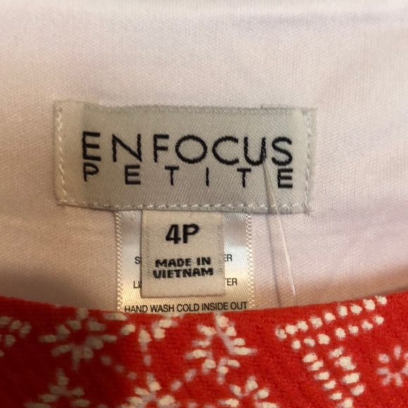 Orange Patterned Dress - Picture 2 of 4